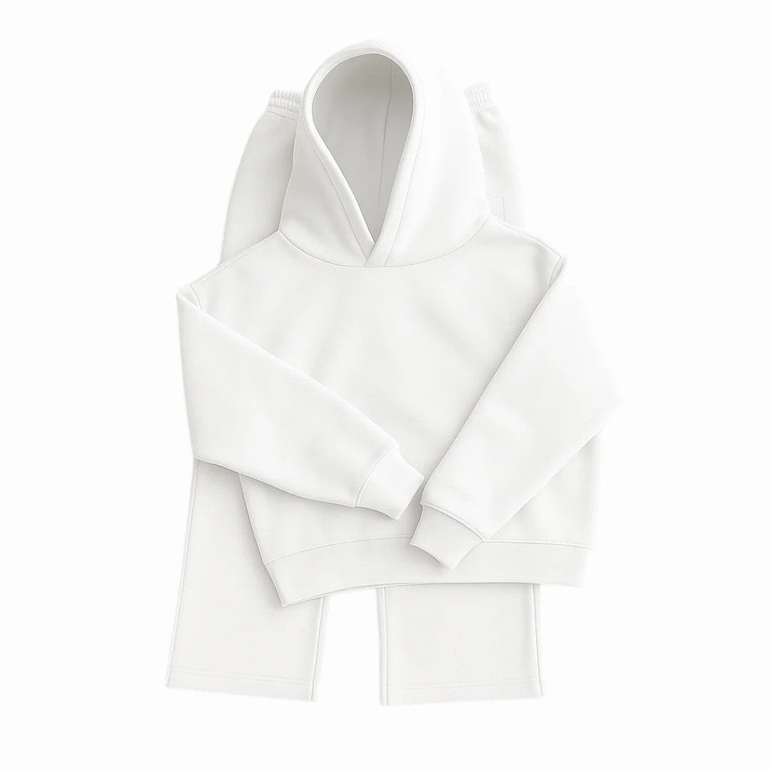 Autumn/Winter Hoodie Set, Loose Fit, Sporty Hooded Two-Piece Set, Casual Sweatshirt and Pants, European and American Style Men's Export Clothing